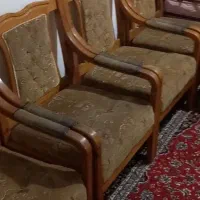 مبل ۷نفره چوب نراد|مبلمان خانگی و میز عسلی|رشت, کوی غلام نیا|دیوار