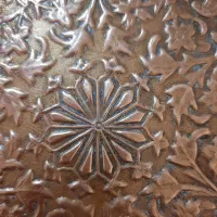 سینی مسی عتیقه قدیمی قلم برجسته یلدایی یلدا|کلکسیون اشیاء عتیقه|ارومیه, |دیوار