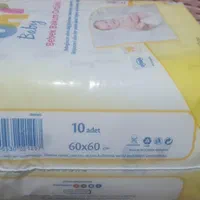 زیرانداز10عددی تعویض پوشک نوزادuni babyسایز60×60|اسباب و اثاث بچه|اصفهان, کساره|دیوار