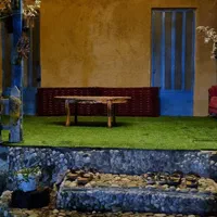 ویلا سنتی کاملا دربست فاصله با شهر ۱۲کیلومتر|اجارهٔ کوتاهمدت ویلا و باغ|مینودشت, |دیوار