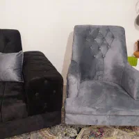 مبل نیم ست ۴نفره|مبلمان خانگی و میز عسلی|چالوس, |دیوار