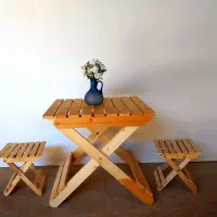 صندلی چوبی تاشو