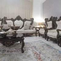 مبل سلطنتی ۹ نفره چوب راش گرجستان|مبلمان خانگی و میز عسلی|جم, |دیوار