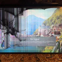 تلویزیون LG ، پنل شکسته|تلویزیون و پروژکتور|شیراز, تاچارا|دیوار