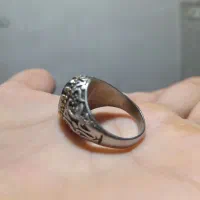 انگشتر نقره زیبا نگین توپاز|جواهرات|نجف‌آباد, یزدانشهر|دیوار