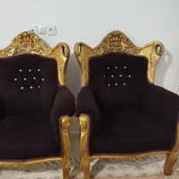 مبل  سلطنتی کاملن سالم|مبلمان خانگی و میز عسلی|صفادشت, |دیوار