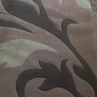 قالی ۶ متری کرم قهوه ای نو