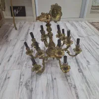لوستر برنز اصل|لوستر و چراغ آویز|ارومیه, |دیوار
