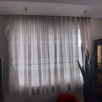 فروش چندین پرده حریر و پارچه