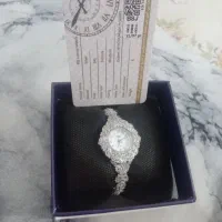 ساعت نقره طرح جواهر اکبند