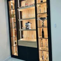 تعمیرات و ساخت کابینت کمد دیواری سرویس خواب ‌mdf|کتابخانه، شلف، قفسه‌های دیواری|ارومیه, |دیوار
