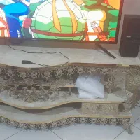 میز تلویزیون  برنز برنجی ال ای دی ال سی دی