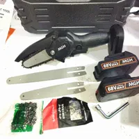 اره شارژی 3 ساطور و  زنجیر MG اره برقی اره بنزینی