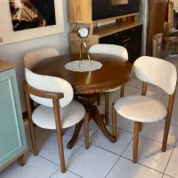 صندلی میزنهارخوری میز نهار خوری ۴نفره(دکوچوب)اقساط