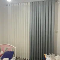 پرده پانچی بدون نیاز به آستر با دستک مخمل|پرده، رانر، رومیزی|مشهد, فرهنگ|دیوار