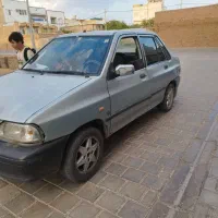ماشین پراید نقره ابی