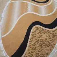 گلیم فرش پرزدار طرح بیضی|گلیم، جاجیم، گبه|خرمآباد, |دیوار