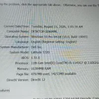 لپ تاپ دل Dell تمیز سالم پرسرعت ... نسل 11|رایانه همراه|شیراز, شهرک بهشتی|دیوار