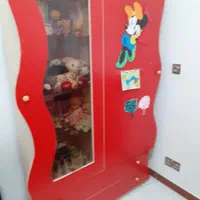 تخت کودک و نوجوان دخترانه بهمراه تشک طبی|تخت و سرویس خواب|رشت, نخودچر|دیوار