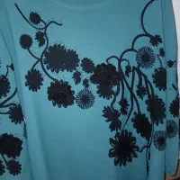 بلوز مجلسی گل برجسته نگین دار|لباس|اردبیل, |دیوار