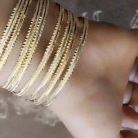 النگو طلا روس رنگ ثابت ضد حساسیت با آبکاری طلا