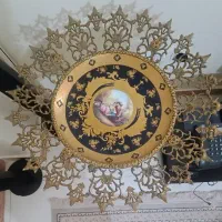 میوه خوری و ساعت برنز