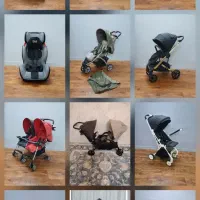 انواع کالسکه خارجی مسافرتی و کالسکه های دوقلو|کالسکه و لوازم جانبی|قم, آذر (نکویی)|دیوار