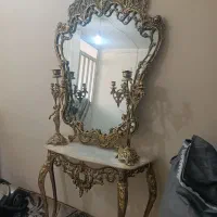 آینه شمعدان برنجی