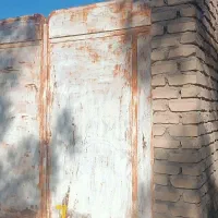 درب حیاط خانه