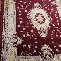 دو عدد فرش ماشینی لاکی یک و نیم در چهار و نیم متر