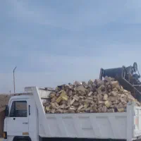 خاور آجر بالای 5تن چکی بار میکنم|مصالح و تجهیزات ساختمان|زابل, |دیوار