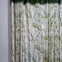 پرده ساتن طرحدار|پرده، رانر، رومیزی|رشت, کوی مهر|دیوار