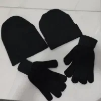 دست و کلاه مشگی پلی استر100درصد