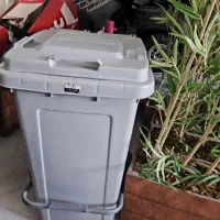 سطل زباله چرخدار پدالی ۱۰۰ لیتری