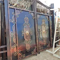 درب باغی مدرن فرفورژه گل دار  کارگاهی گاراژی|مصالح و تجهیزات ساختمان|تهران, شهر زیبا|دیوار