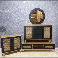 ست آینه کنسول  جا کفشی  میز تلویزیون (tv)