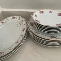 چینی  طرح گل سرخ  توس