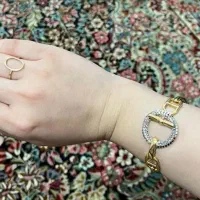 دستبند و پلاک نو طلا