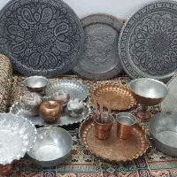 ظروف دکوری و پذیرایی مسی