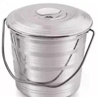 سطل استیل ۱۵ لیتری و ۲۰ لیتری با درب