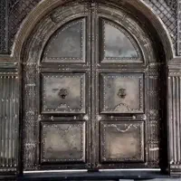 ساخت ،درب پله شیروانی اهنی