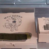 جعبه پیتزا و همبرگر