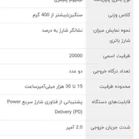 پاور بانک ۲۰ هزار برند kp|لوازم جانبی موبایل و تبلت|مشهد, فرهنگ|دیوار