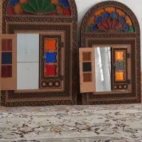 آینه سنتی پذیرایی خانه باغ گلخانه مراسم کابینت مس