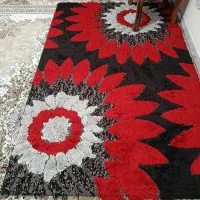 گلیم فرش فانتزی پرز بلند 220×143