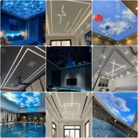 طراحی و اجرای لاین نوری و سقف کشسان