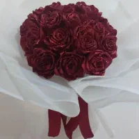 دسته گل های روبانی شیک وزیبا|گل مصنوعی|یزد, |دیوار