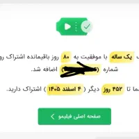 اشتراک یک ساله فیلیمو