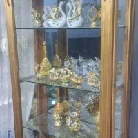 بوفه طلایی چوبی