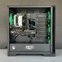 کیس گیمینگ AWEST AV312 i3 13100F RX5700 8GBD6 32GB|رایانه رومیزی|بوشهر, |دیوار
